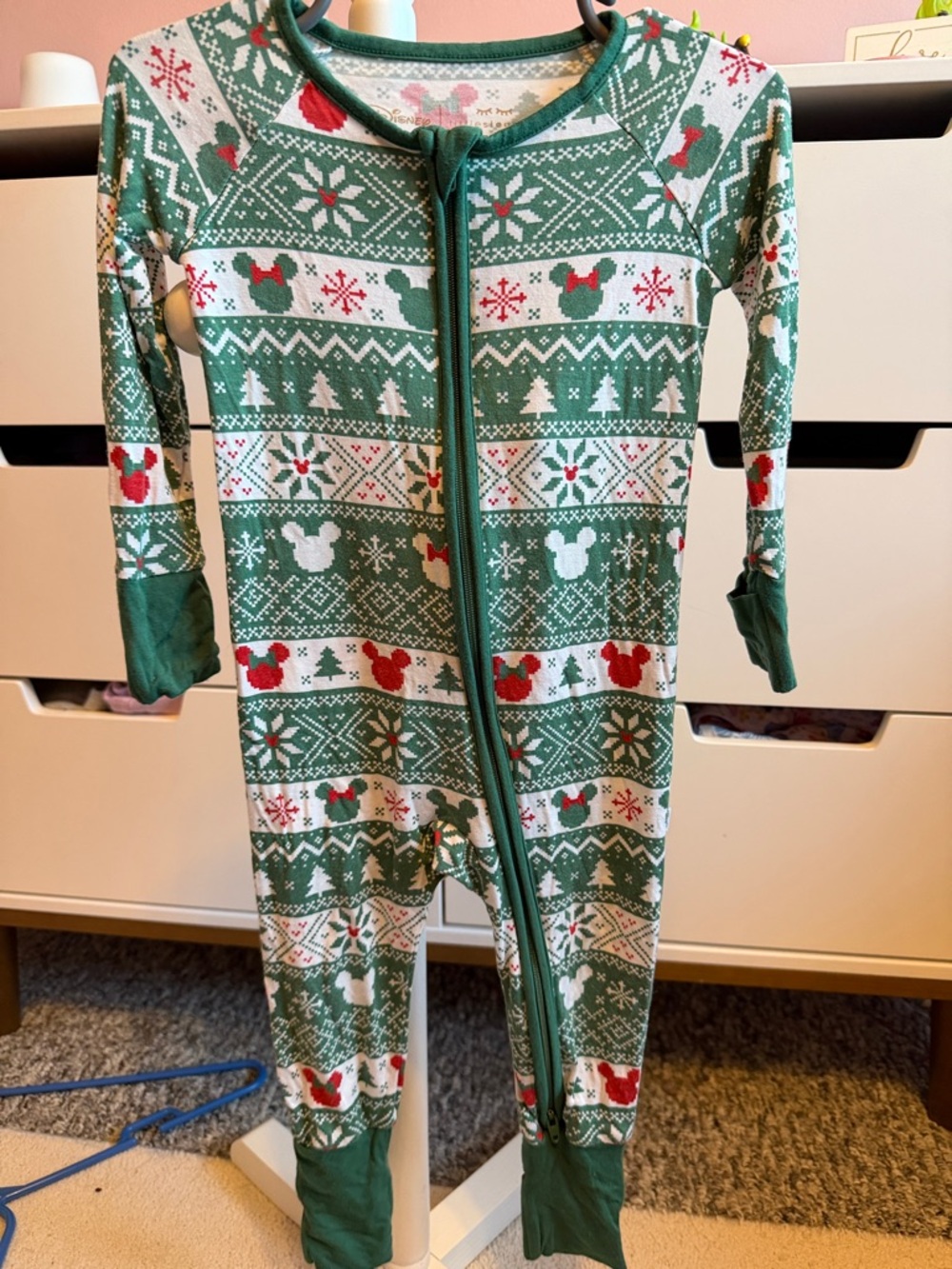 Little Sleepies Mickey and Minnie Pajama Set